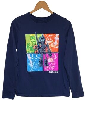 Roblox Graphic Youth Boys Long Sleeve Shirt Size XXL